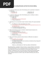 Chapter 8 - Accounting Information and Short-Term Decision-Making