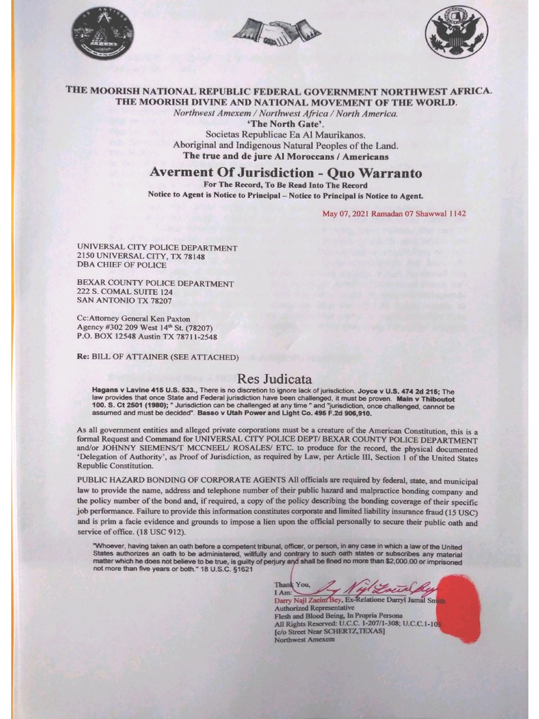 Quo Warranto 2021 May 8 PDF