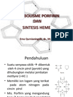 Metabolisme Porfirin Dan Sintesis Heme Ema