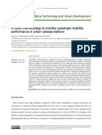A Novel Methodology To Monitor Passenger Mobility Performance in Urban Subway Stations