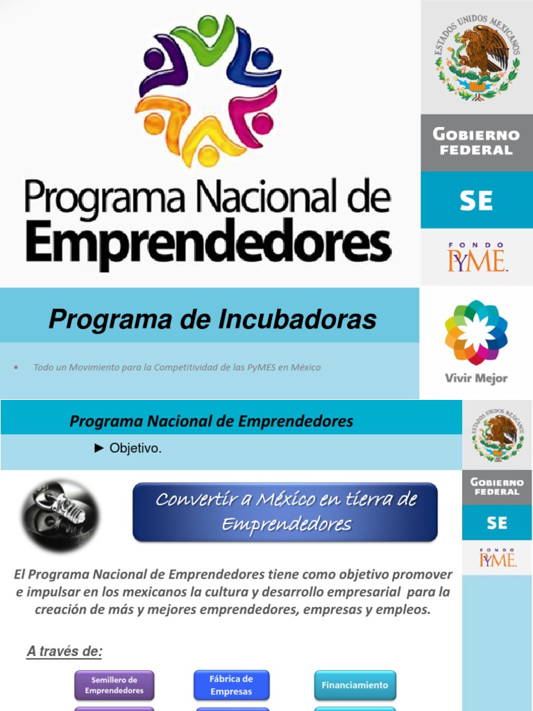 Incubadoras Incubadora de empresas Pequeñas y