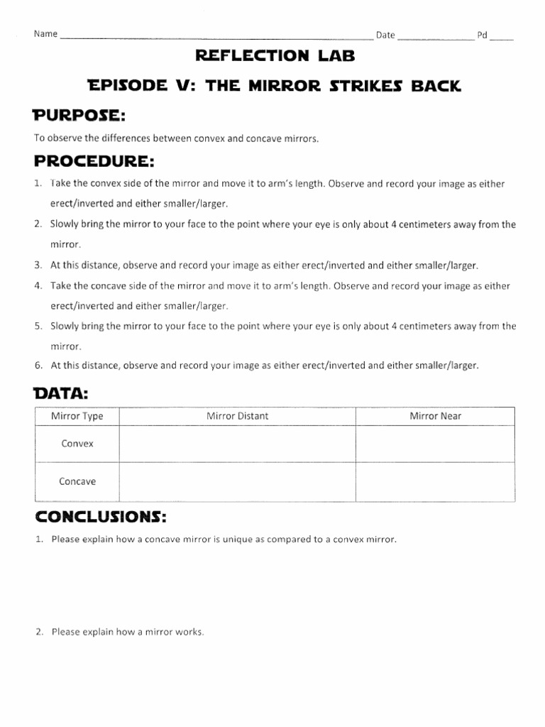 Reflection Lab | PDF