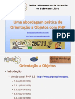 Uma Abordagem Prática de Orientação a Objetos com PHP (FLISOL DF 2011)
