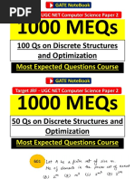 1000 MEQs - Discrete Structures and Optimization 100