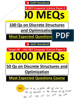 1000 MEQs - Discrete Structures and Optimization 100
