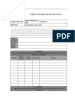 Formato Informe Tecnico de Avance