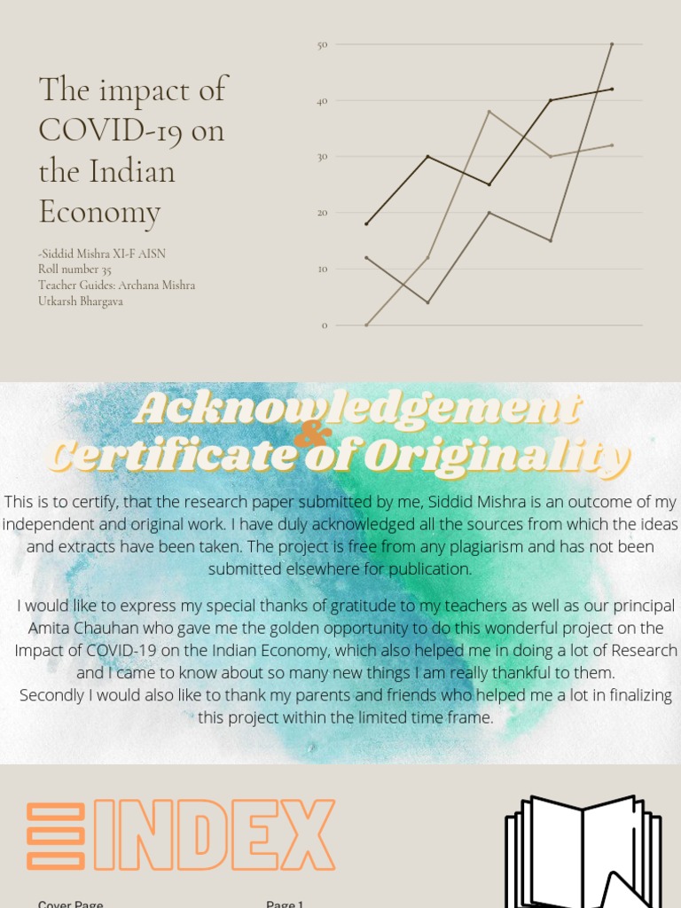 COVID-19 Impact on Indian Economy | PDF | Economies | Infection