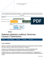 Diabetes - Quais Os Sintomas, Causas e Como Tratar185022