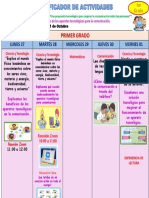 PLANIFICADOR Semanal Desde El 27 Septiembre 01 Octubre