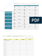 Planilla de Excel para El Control de Alimentacion Semanal