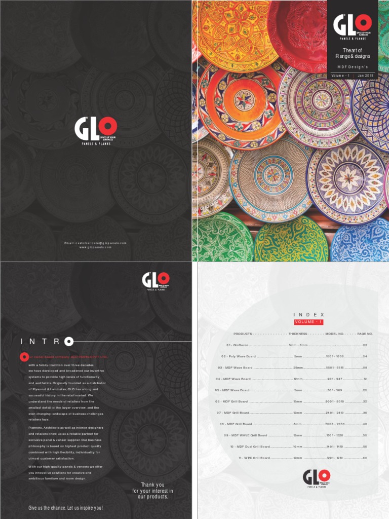 GLO Catalogue Vol 01 PDF Lumber Materials