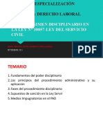 Curso de Especialización Laboral - Régimen Disciplinario LSC - Lunes