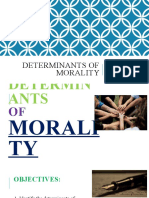 Lesson 4 - Determinants of Morality