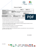 Ficha de Trabalho - B9 - Mód 11 - 2