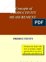 3.concepts of Productivity Measure