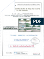 Tramo Pericos San - Ignacio Volumen N.1 .. 10 Estudio de Señalizacion y Seguridad Vial