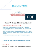 Applied Mechanics: Centroid & CG