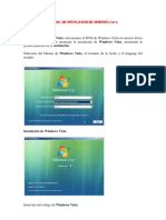 Manual de Instalacion de Windows Vista