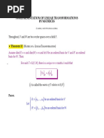 3.4 Representation of Linear Transformations by Matrices: ? Theorem 11