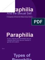Paraphilia: and The Sexual Self