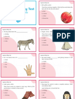 Cognitive Ability Test: Challenge Cards