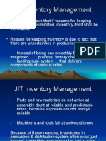 JIT Inventory Management