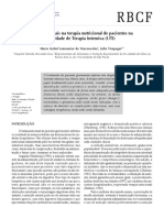 Terapia Nutricional de Pacientes Na UTI - Scielo