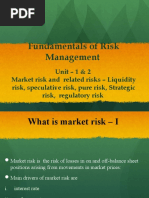 FRM 5 Market Risk Related Risks