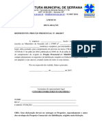 Declaração de cumprimento de requisitos para pregão