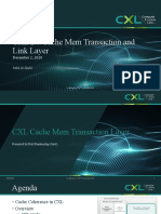 CXL 2.0 Cache Mem Transaction and Link Layer