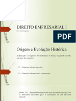 Direito Empresarial I - Aula 19.08.2021