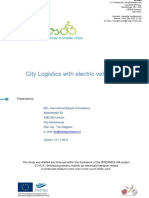 City Logistics With Electric Vehicles