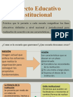 Proyecto Educativo Institucional Clase