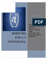 Carpeta de Derecho, Etica y Ciudadania.