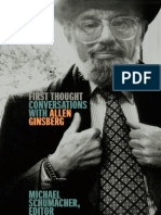 Michael Schumacher (Editor) - First Thought - Conversations With Allen Ginsberg-Univ of Minnesota PR (2017)