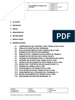 PG-05 Programa de Trabajo en Altura