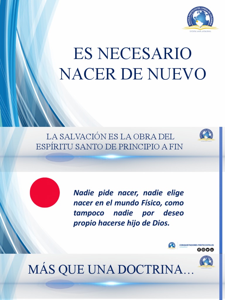 Es Necesario Nacer De Nuevo Pdf Espíritu Santo Dios