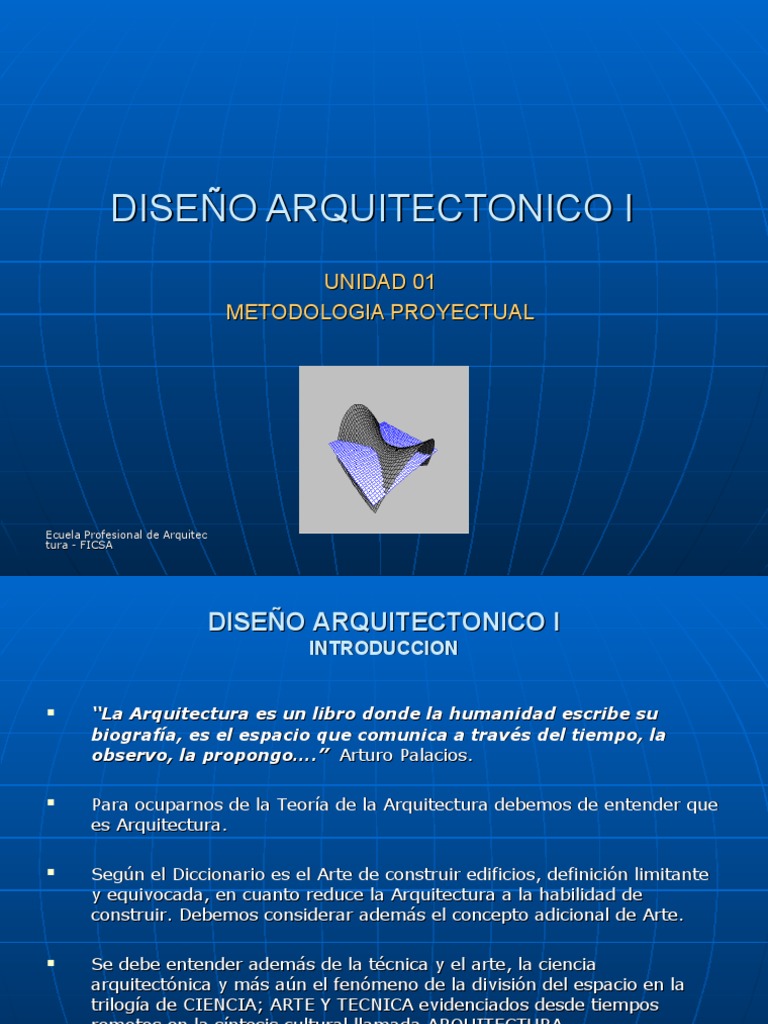 Diseño Arquitectónico I: Metodología y Teoría | PDF | Diseño | Razón
