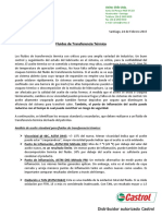 Fluidos de Transferencia Térmica Análisis Estándar