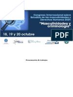 Iv Congreso Internacional Sobre Estudios de Las Masculinidades y Derechos Humanos