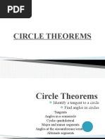 Circle - Theorems PPT Notes