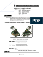 Installation and Operations Manual: Electric Powered Diaphragm Pump Models 120E