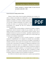 Desafíos de La Convergencia Curricular en América Latina: La Nueva Fase Del Proyecto ALFA Tuning América Latina 2011 - 2014