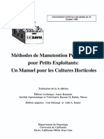 Methodes de Manutention Post-Recolte Pour Petits Exploitants: Un Manuel Pour Les Cultures Horticoles