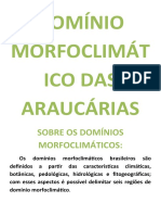 Domínios Morfoclimáticos Das Araucárias - Cartaz