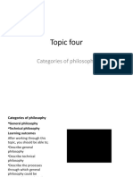Categories of Philosophy 3