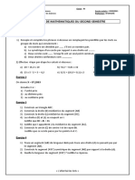 Devoir N°3 Du Second Semestre 6e