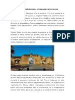 Articulo Periodístico Sobre La Independencia Dominicana