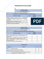 Instrumentos de Evaluación 5°