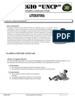 Boletín N°1 - 1ro, 2do - Literatura